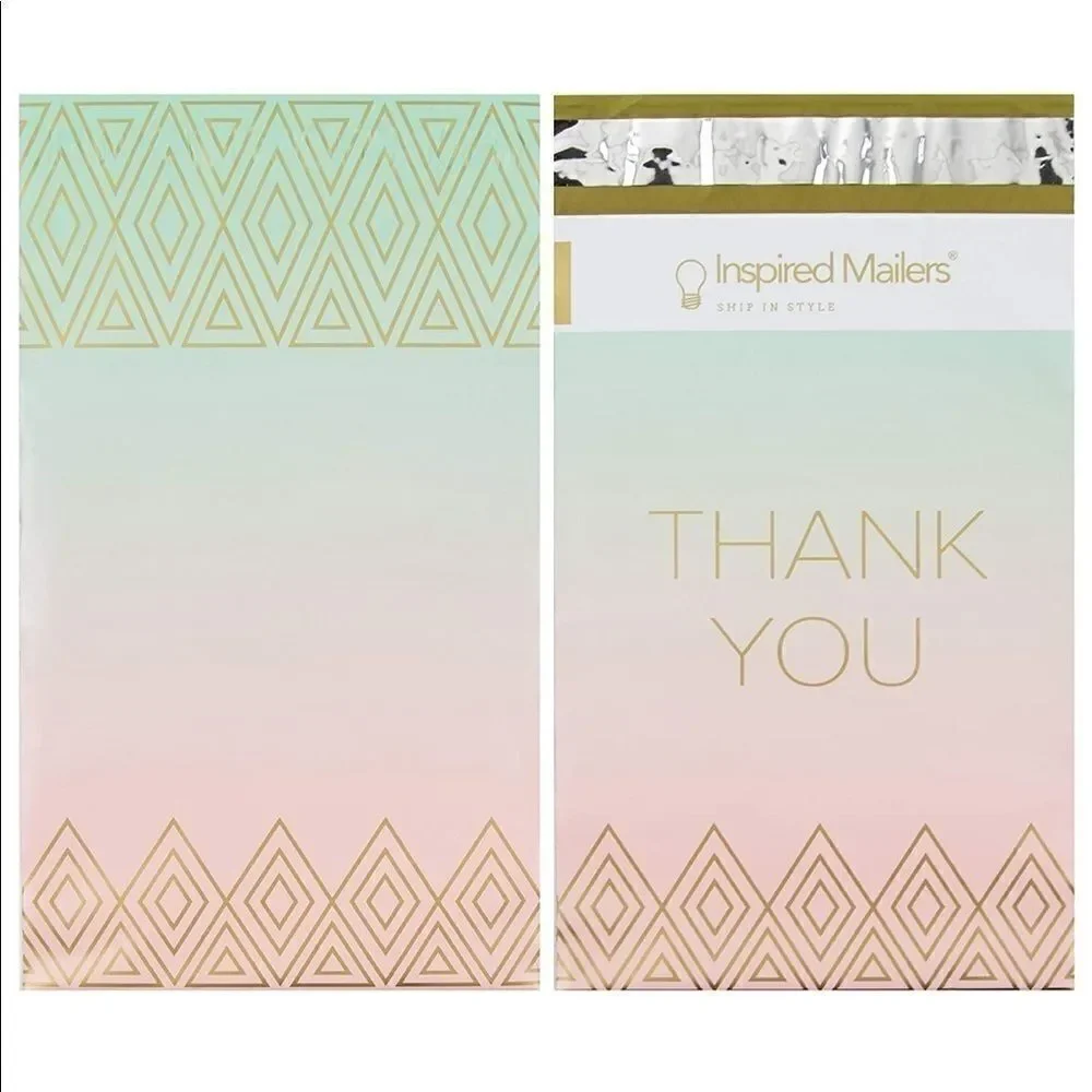 Poly Mailers MIX Cards 6x9 10x13 35pcs 35stickers